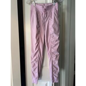 Lululemon Dance Studio Jogger Pink Ruched Size 4